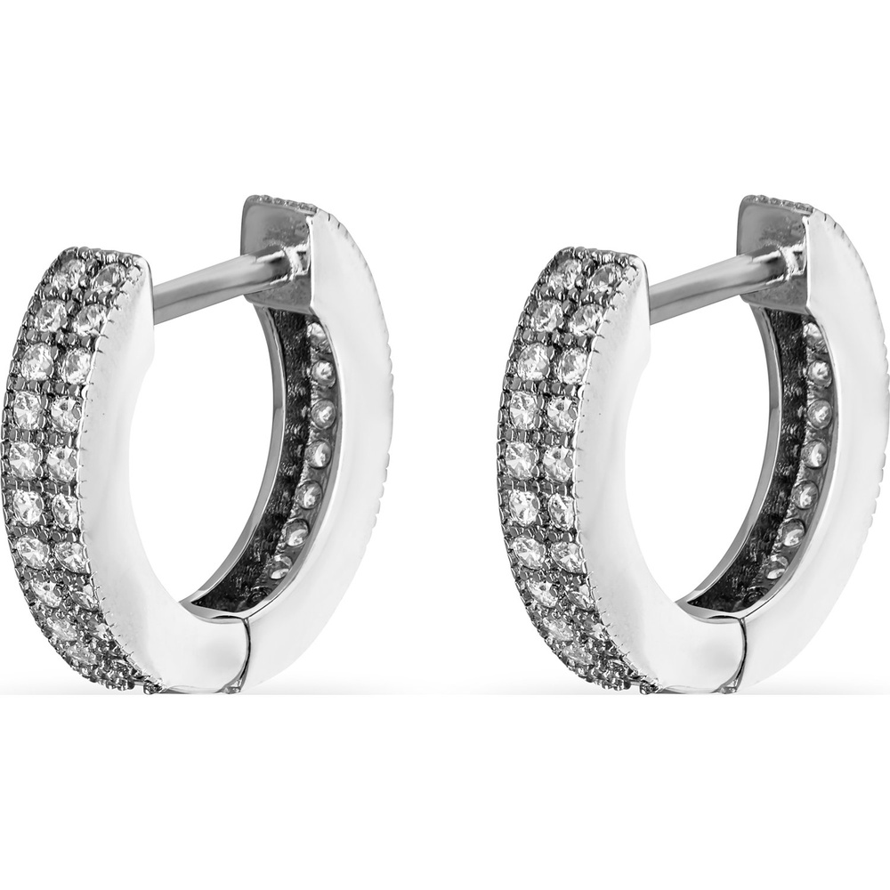 FAVS Créoles 925 Argent Boucles d'oreilles