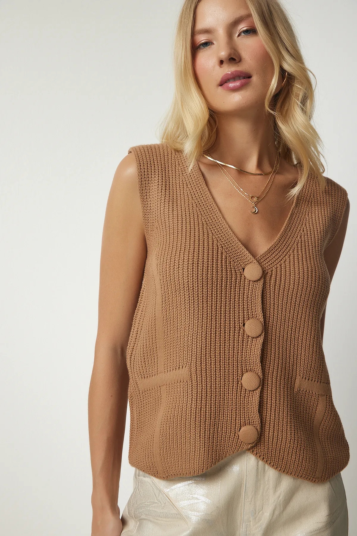 Happiness İstanbul  Weste - Braun - Basic