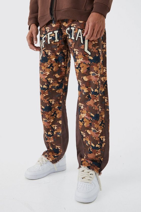 Camouflage Schlaghose mit Official-Applikation