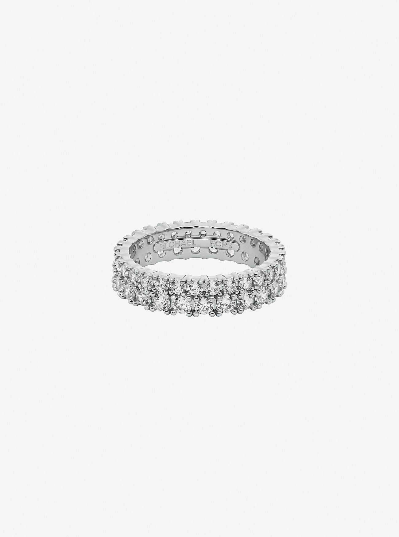 Double Pavé Ring - SILVER