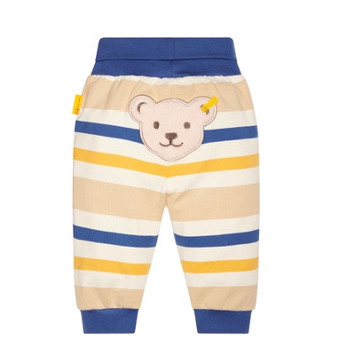 Set Hose + T-Shirt langarm, mittelblau für Jungs