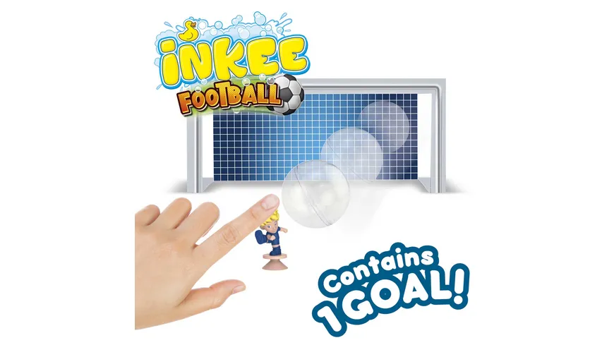 CRAZE - INKEE Fußball Badekugel mit Überraschung - 1 von 11 Fussballspielerfiguren 80 g