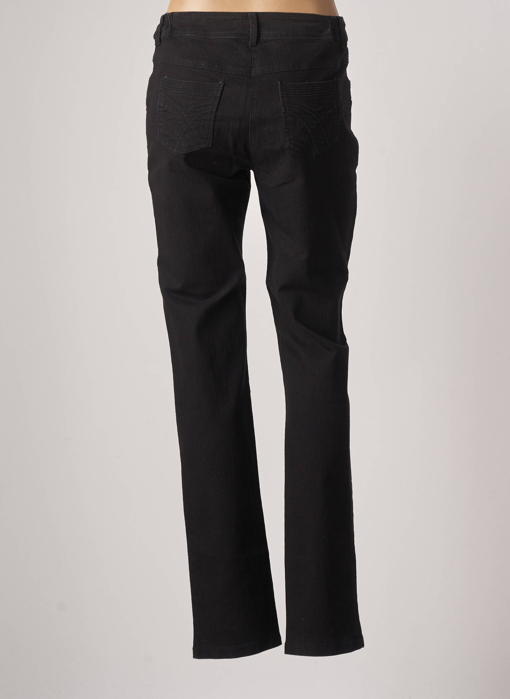 Jac Jac Jeans Coupe Slim Femme couleur noir