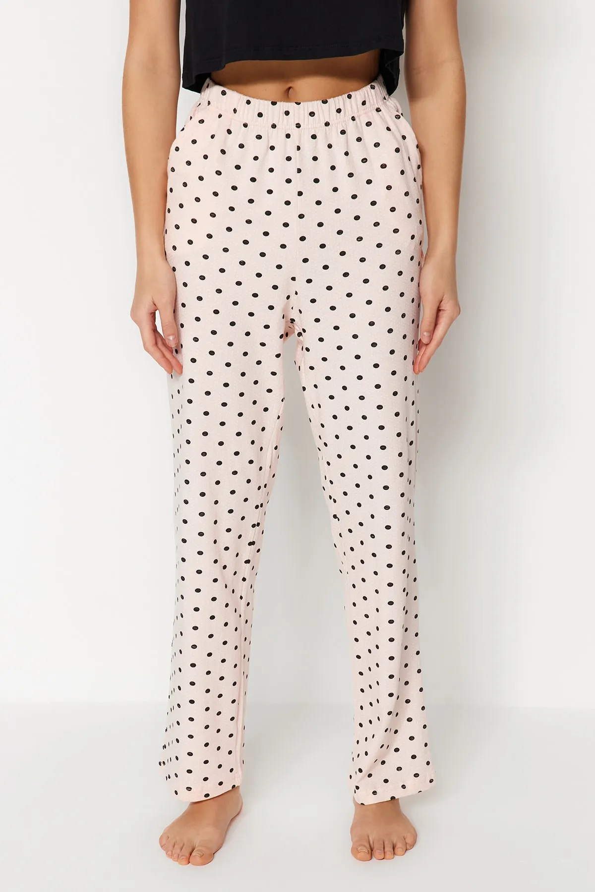 Trendyol Collection  Pyjamahose - Rosa - Straight