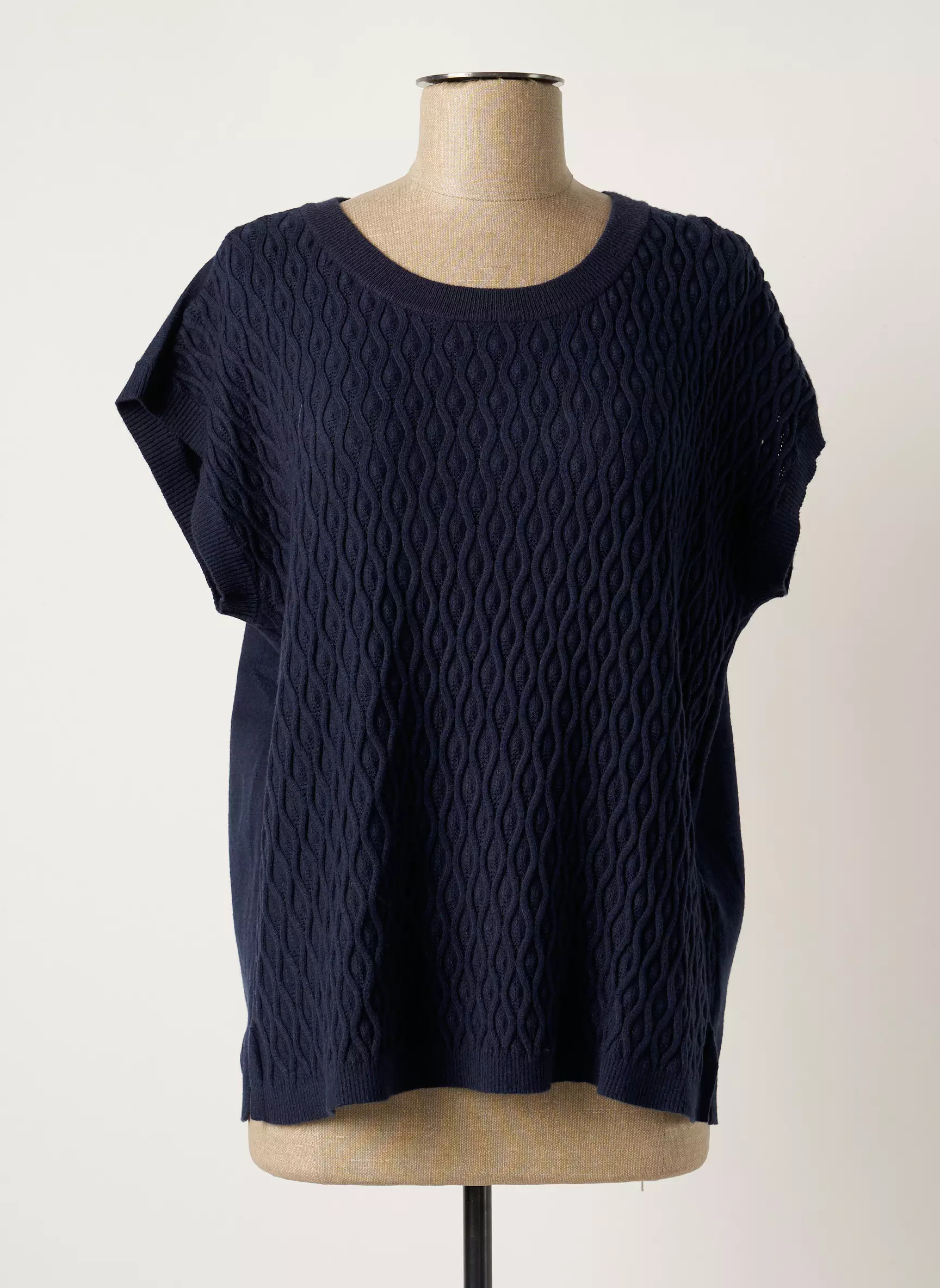 Fransa Pulls Femme couleur bleu