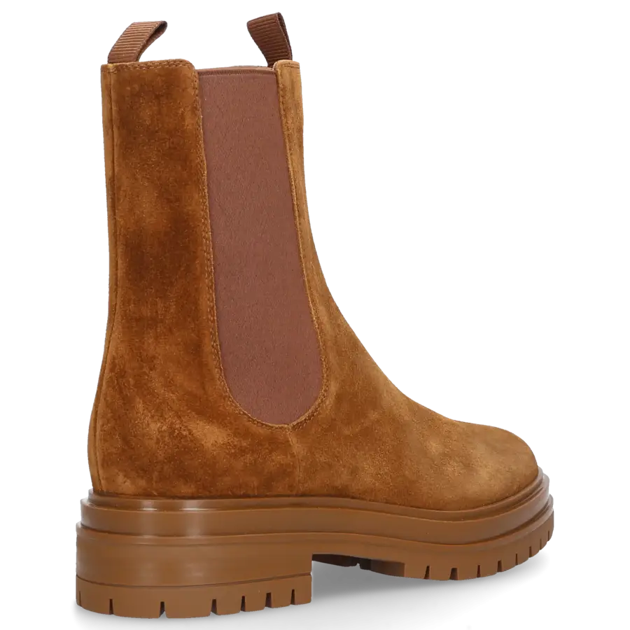 Gianvito Rossi - Chelsea Boots CHESTER Veloursleder - beige
