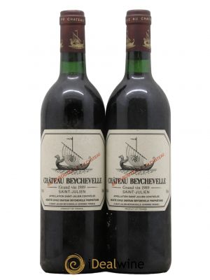 Château Beychevelle 4ème Grand Cru Classé  1989 - Lot de 2 Bouteilles