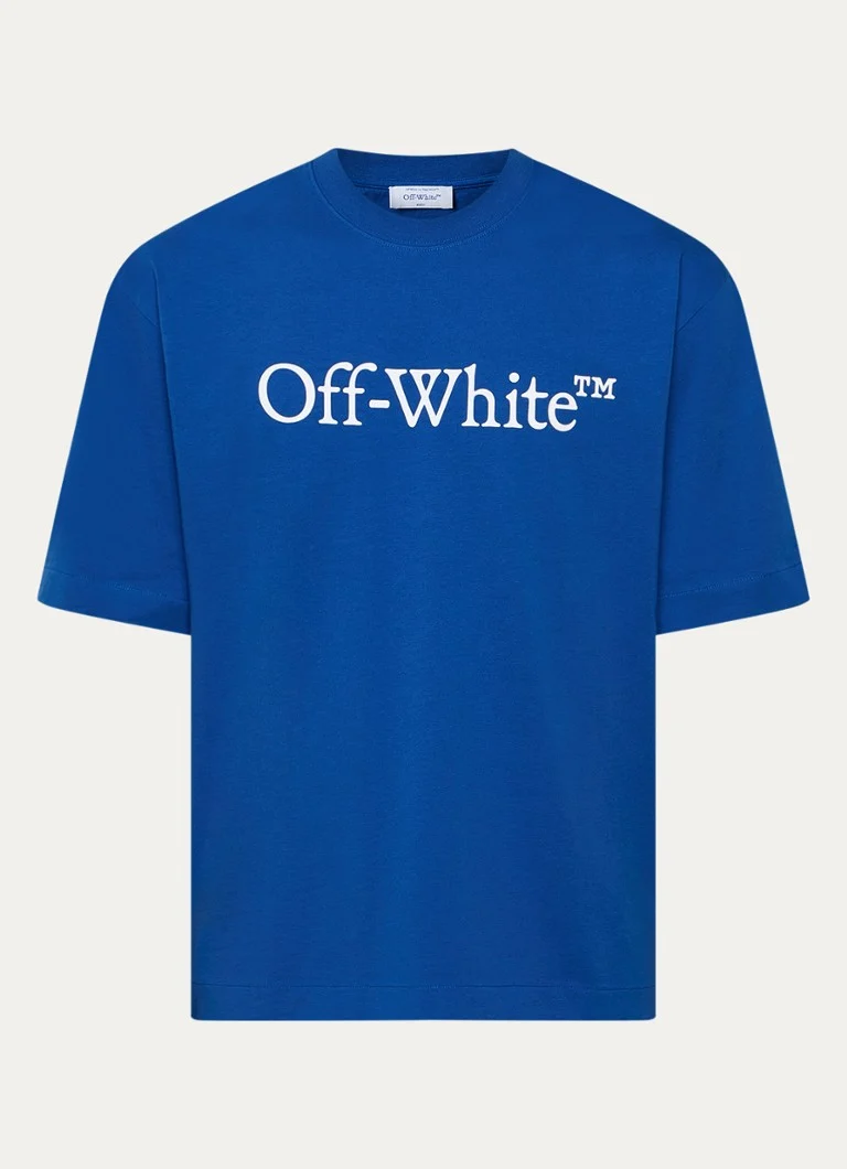 T-shirt Off-White Big Bookish Skate con logo stampato