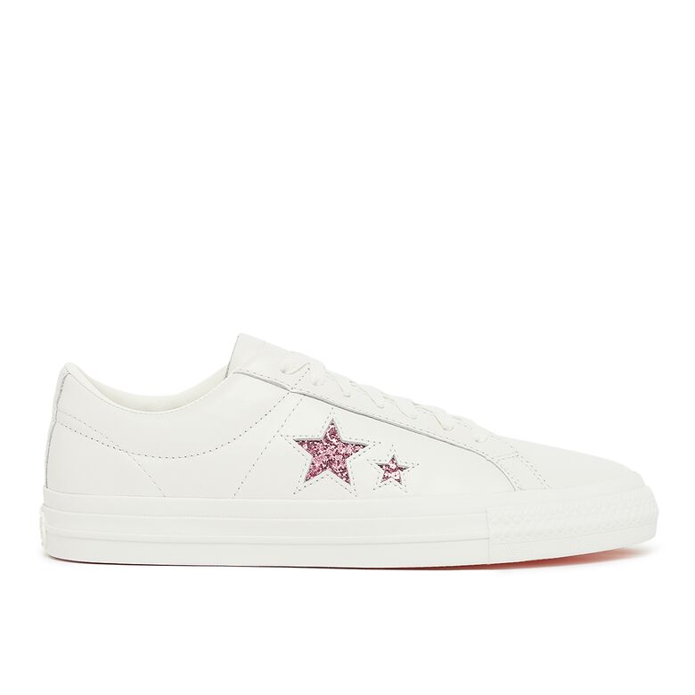Converse x Turnstile One Star Pro Ox White/Pink/White