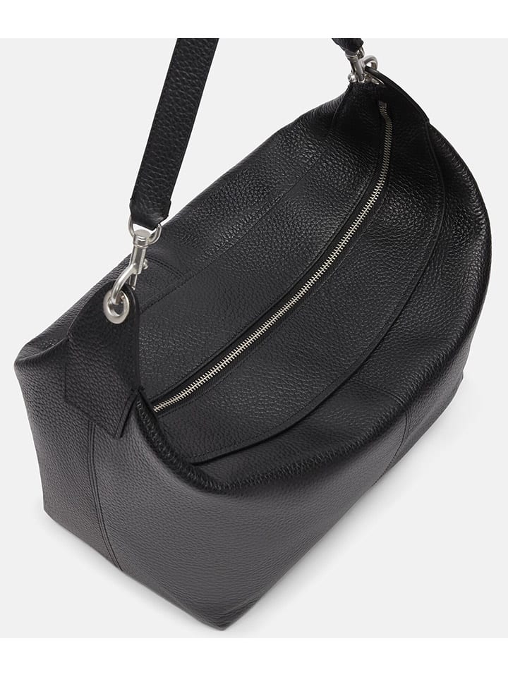 LIEBESKIND BERLIN Leder-Schultertasche in Schwarz - (B)30 x (H)19 x (T)17 cm günstig kaufen onesize