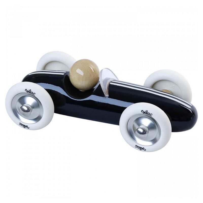 Voiture grand prix vintage noire