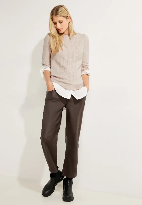 CECIL Cosy Zopfmuster Pullover