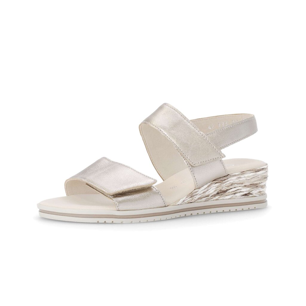 Gabor comfort Keilsandalette gold
