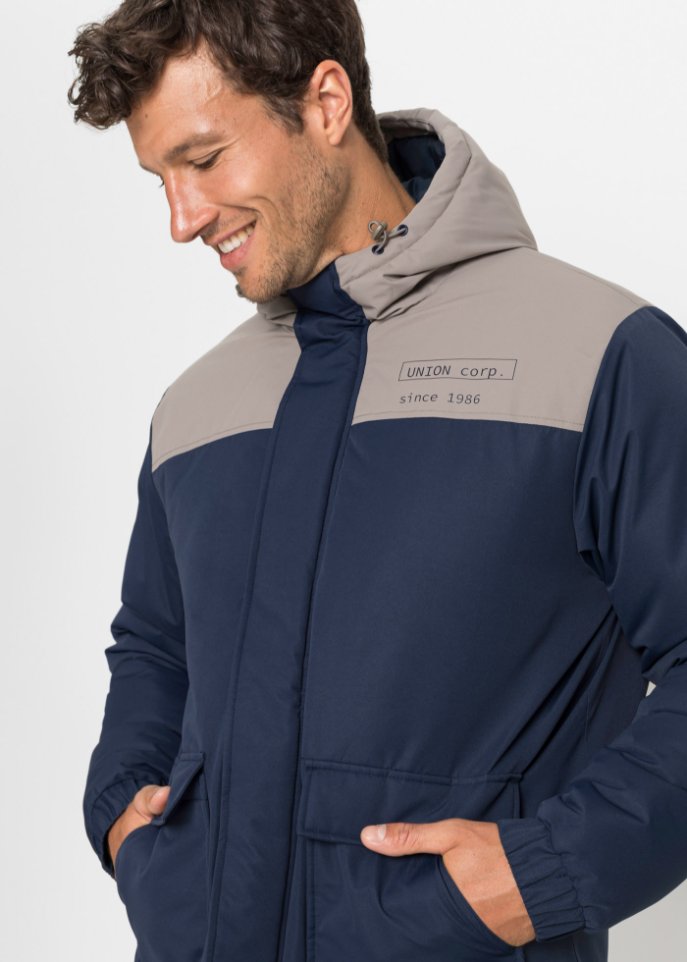 Winterjacke mir recyceltem Polyester