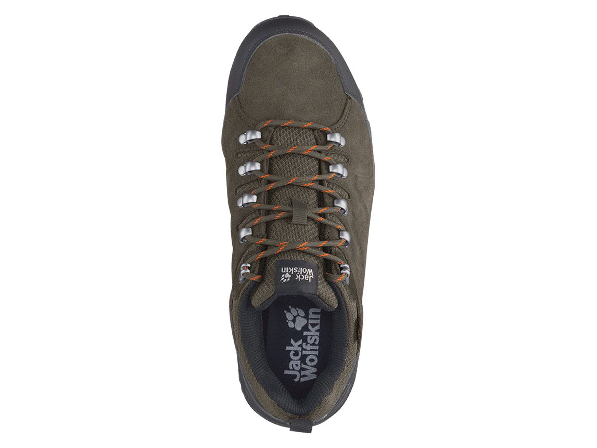 Jack Wolfskin Refugio Texapore Low Khaki Herren Wanderschuhe
