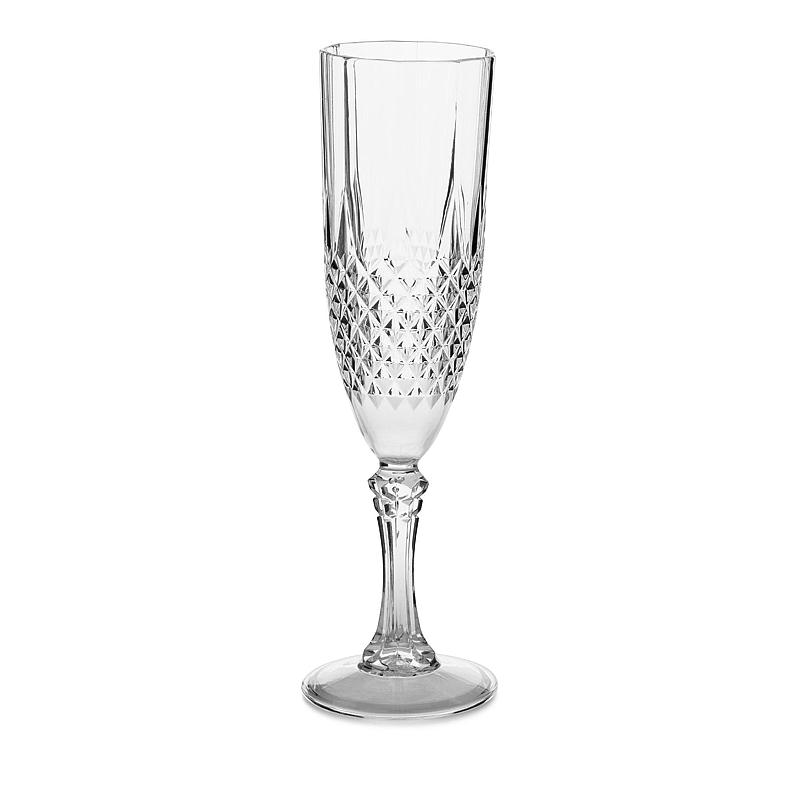 Cuisine Champagneglass 4-pk 22 cl plast kristall klar