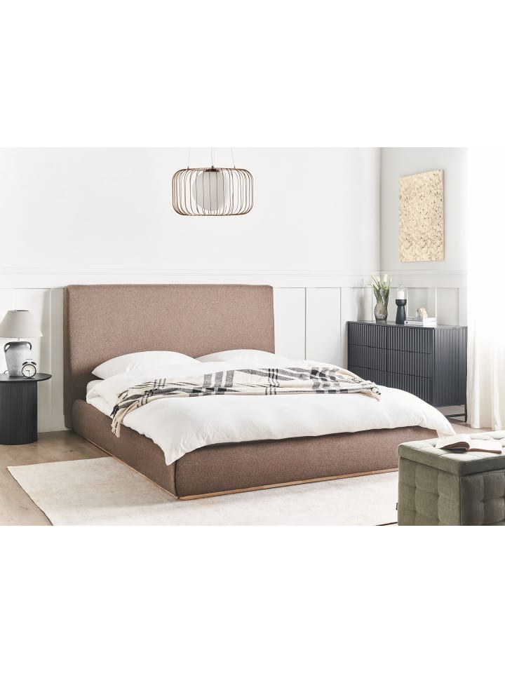 Beliani Doppelbett CAMPAGNE in Braun - (W) 179 x (H) 114 x (L) 232 cm günstig kaufen onesize