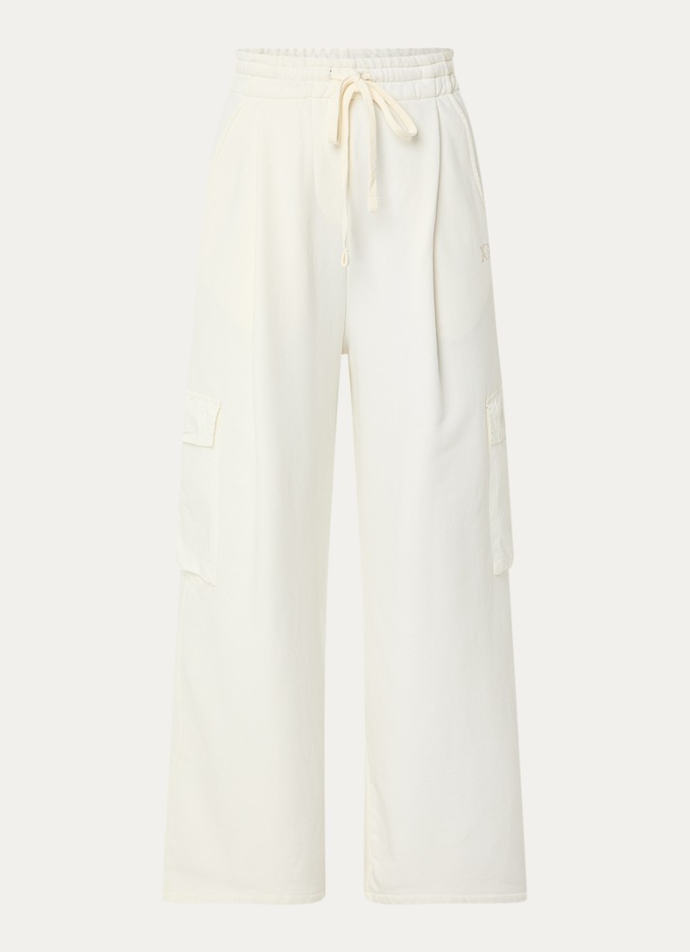 10DAYS High waist wide fit sweatpants in organic cotton blend