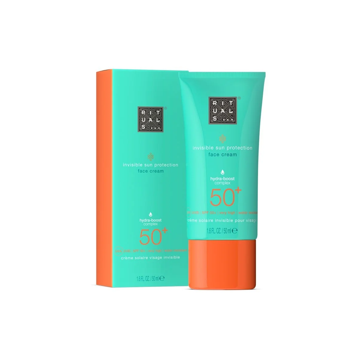 Crema facial protectora solar Ritual of Karma SPF50+ - Crema facial con protección solar de alta protección.