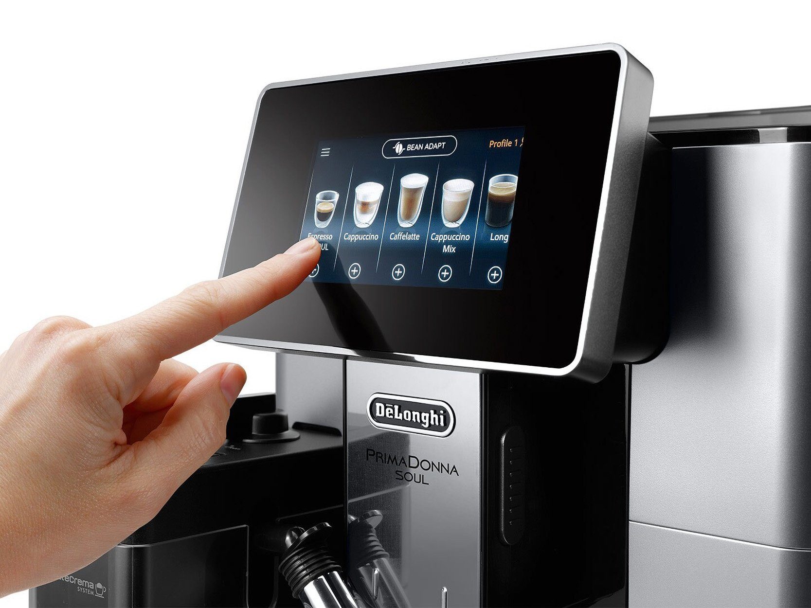 De'Longhi Kaffeevollautomat PrimaDonna Soul ECAM 610.55.SB