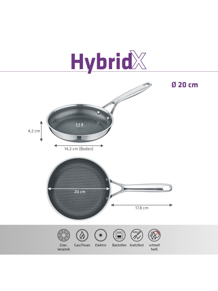 Berndes Bratpfanne - HybridX in poliert günstig kaufen