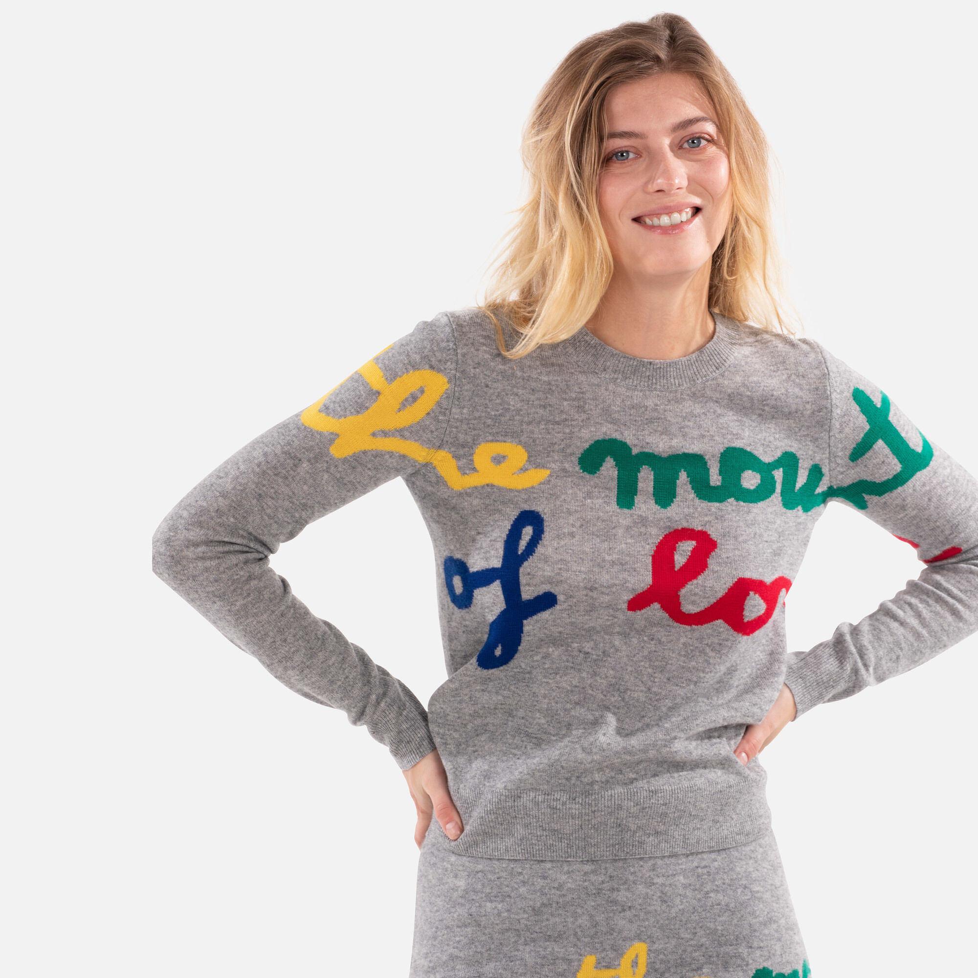 Pull à col rond Mountain of Love JCC pour femme