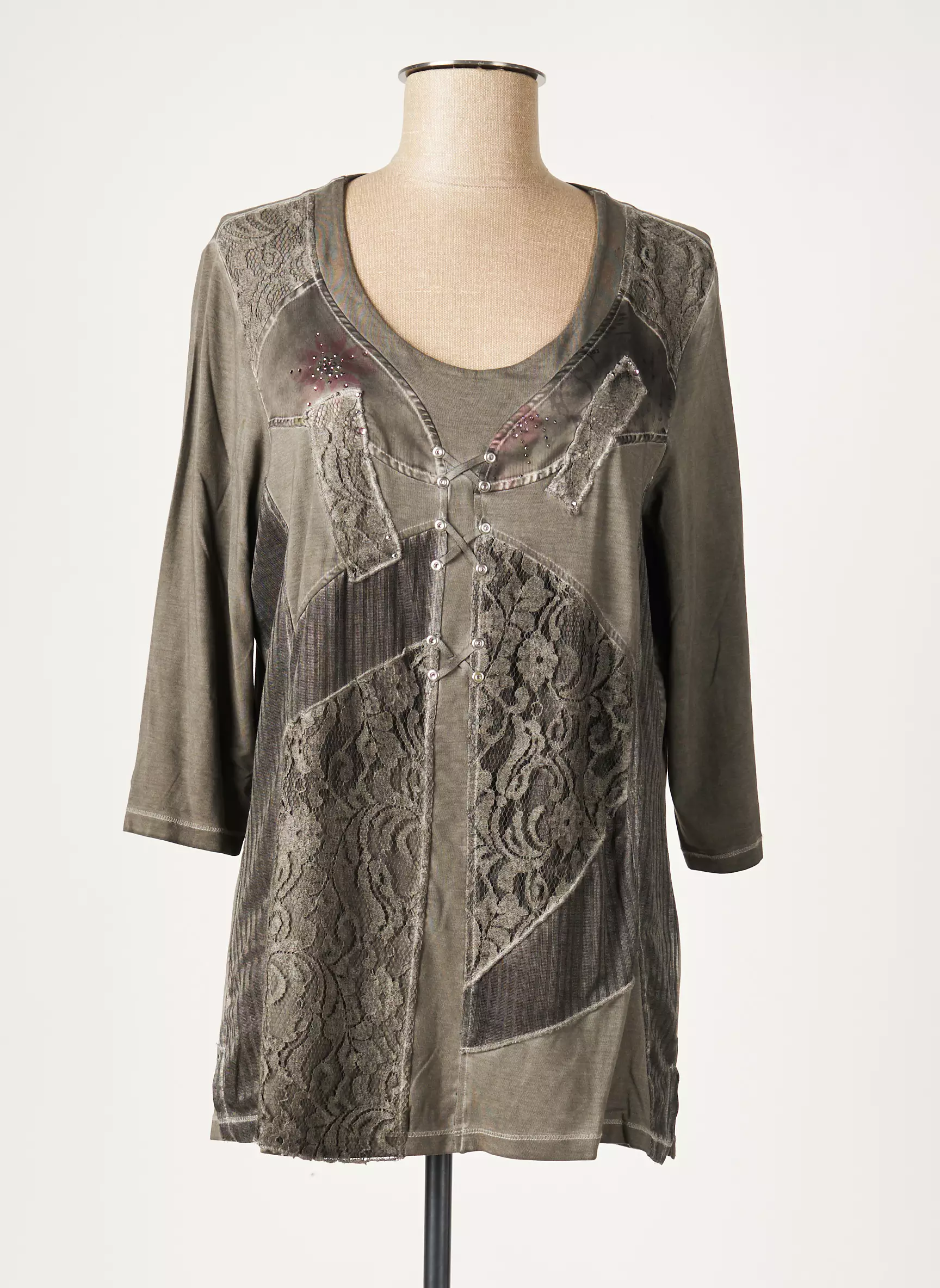 Bagoraz Tshirts Femme couleur gris