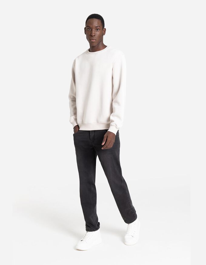 Sweatshirt - Rippbündchen