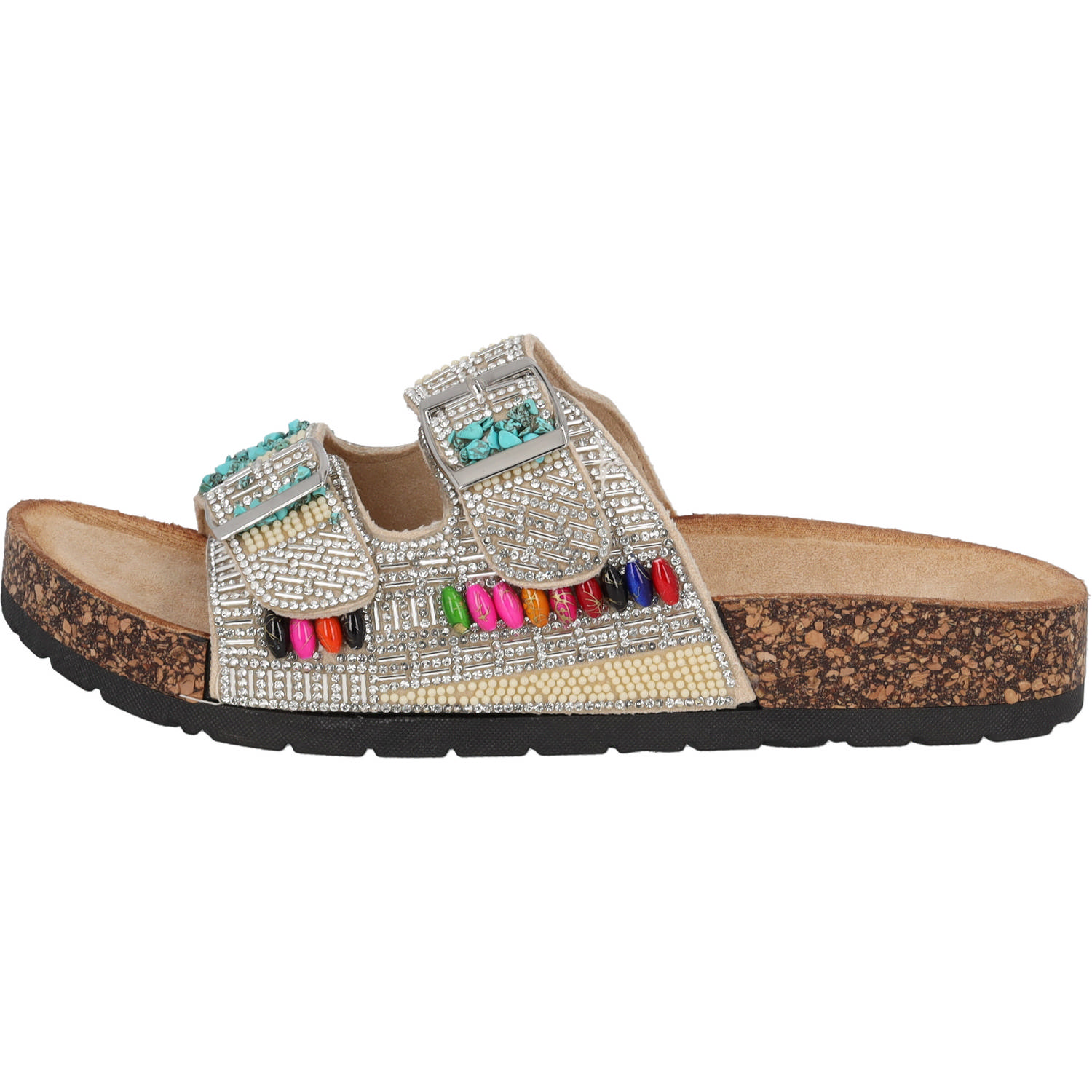 Palado Viha by Sila Sahin, Plateau-Pantoletten, Damen, Beige
