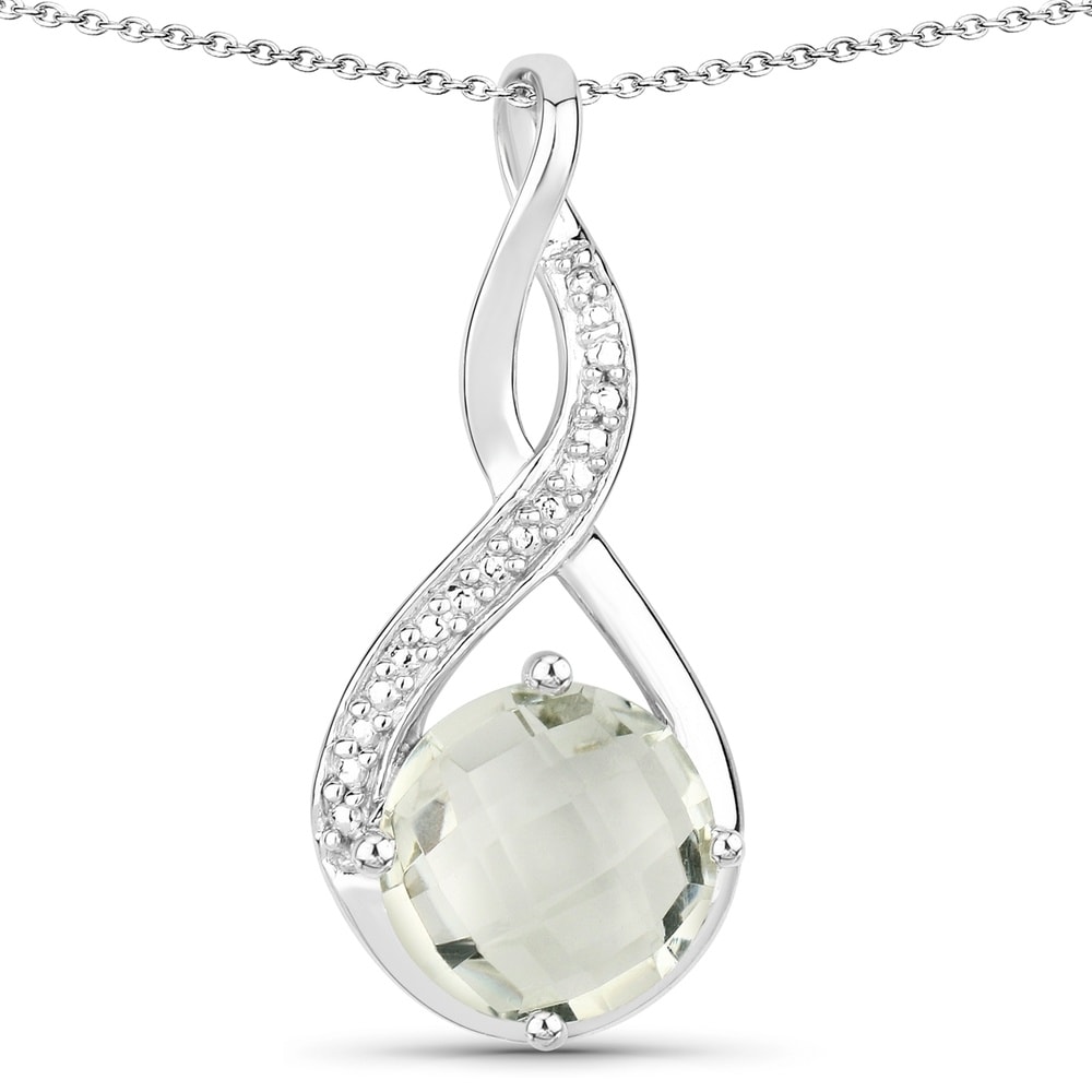 Rafaela Donata Chaîne Argent sterling Améthyste en Argent Bijoux