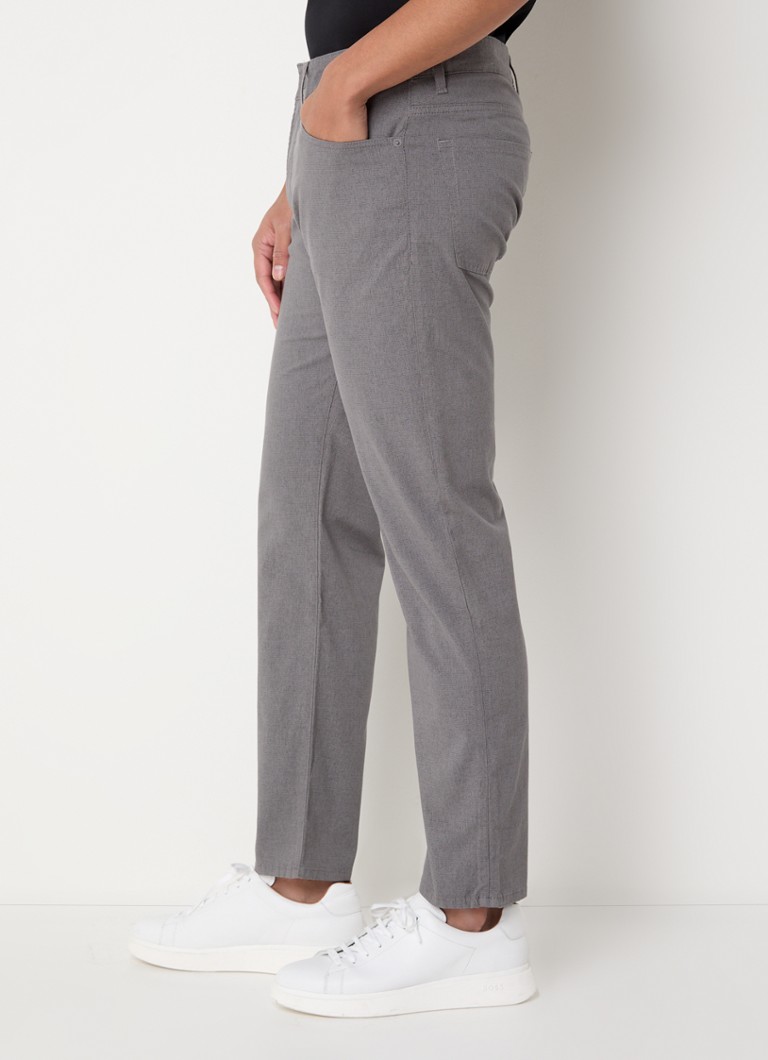Spodnie chino HUGO BOSS H-Re.Maine5 o dopasowanym kroju z mikronadrukiem