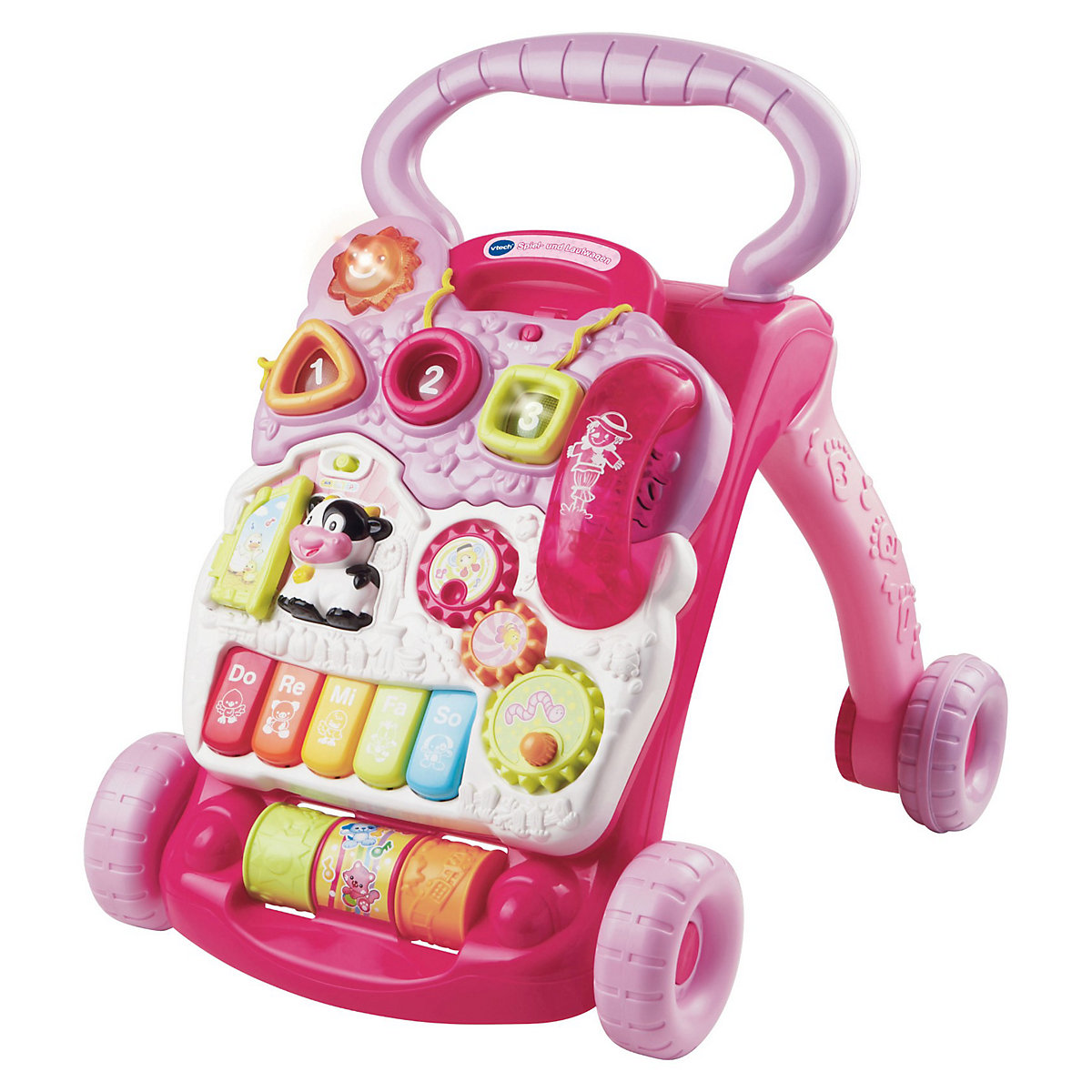 Spiel- und Laufwagen, pink