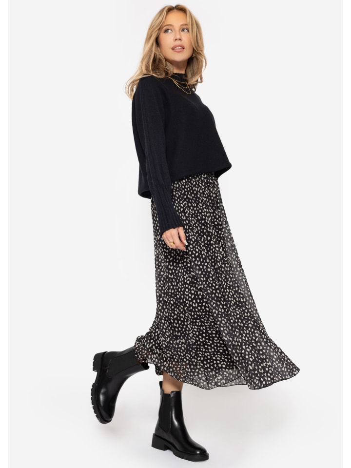 SASSYCLASSY Chiffon Rock in Schwarz günstig kaufen