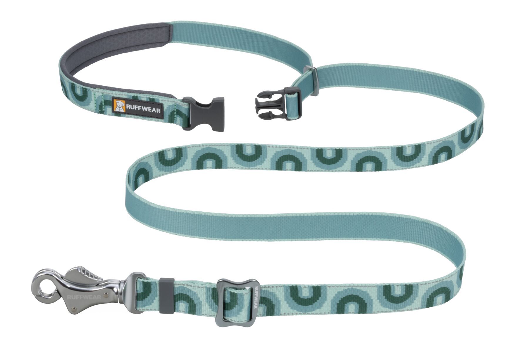 Ruffwear Hundeleinen Ruffwear Verstellbare Hundeleine Crag EX™ seegrün