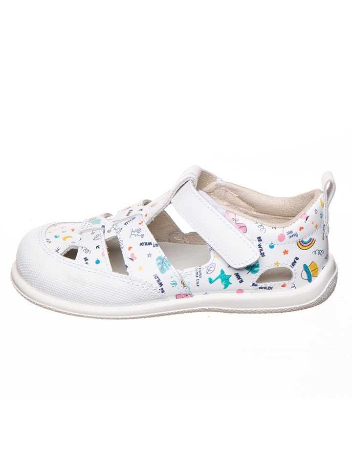 kmins Leder-Barfußschuhe in Weiß/ Bunt günstig kaufen