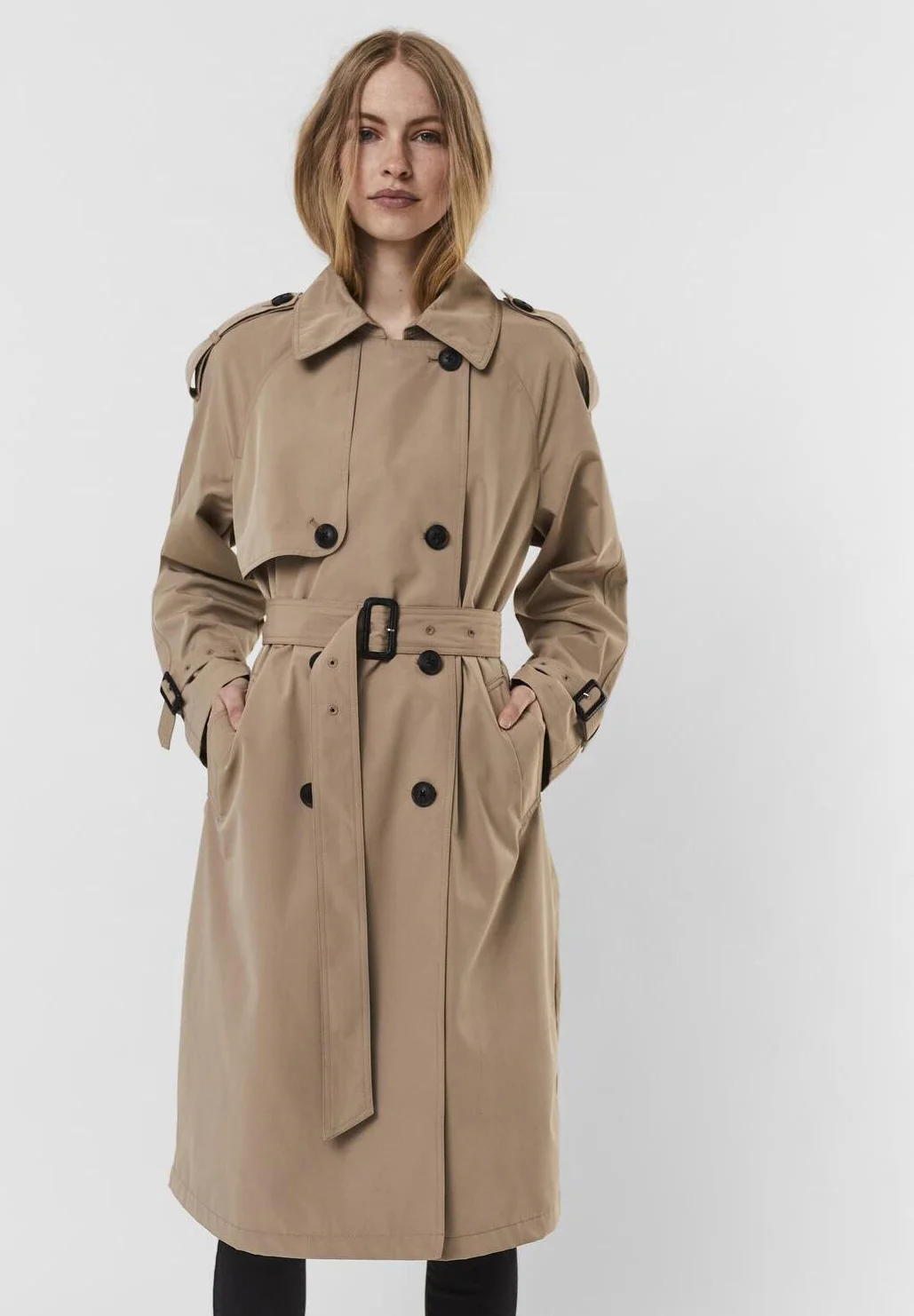 Vero Moda Petite VMRAMONNA LONG PETITE - Gabardina