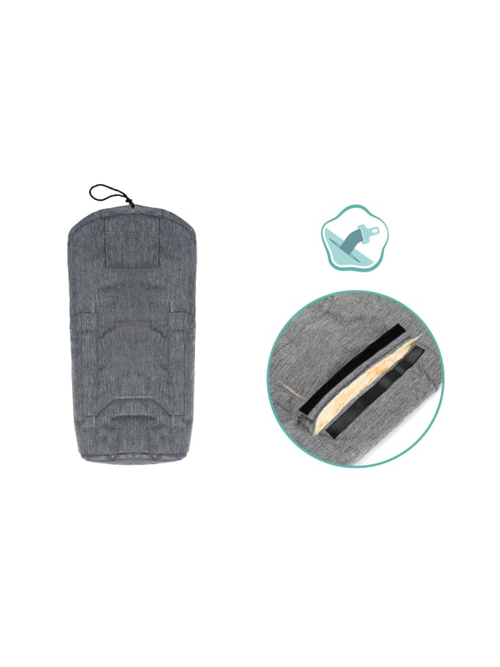 Kinderhaus Blaubär Fillikid Winterfußsack Pamir TOP in Hellgrau Melange günstig kaufen 80 x 45 cm