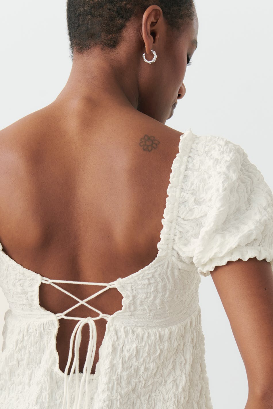Cute puff sleeve top