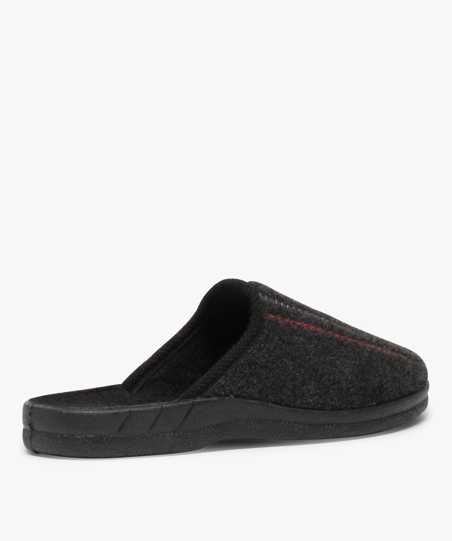 Chaussons homme forme mules avec broderie | GEMO