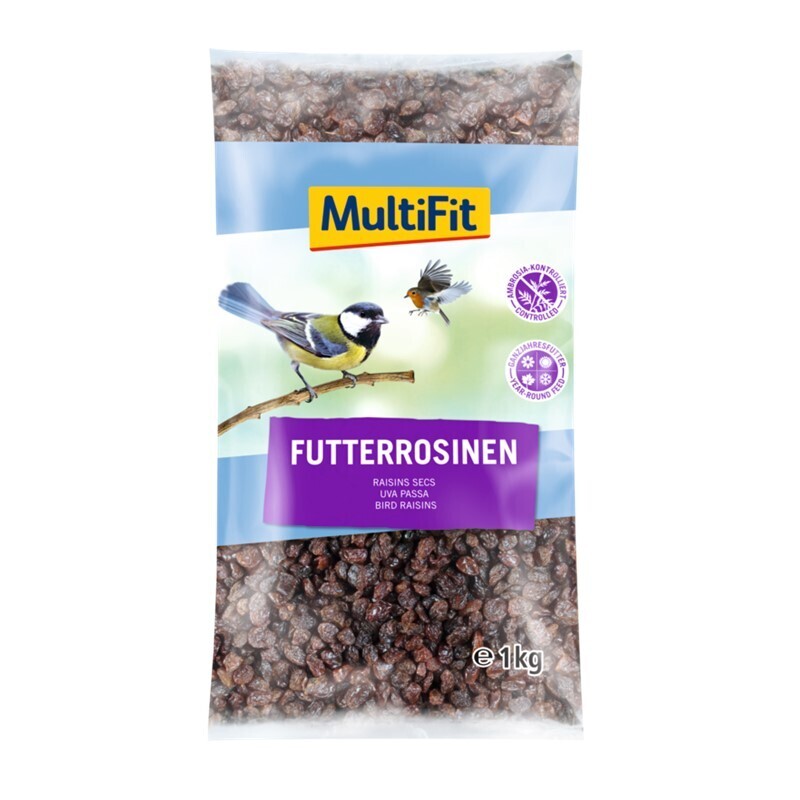 MultiFit Wildvogelfutter MultiFit Futterrosinen 1 kg