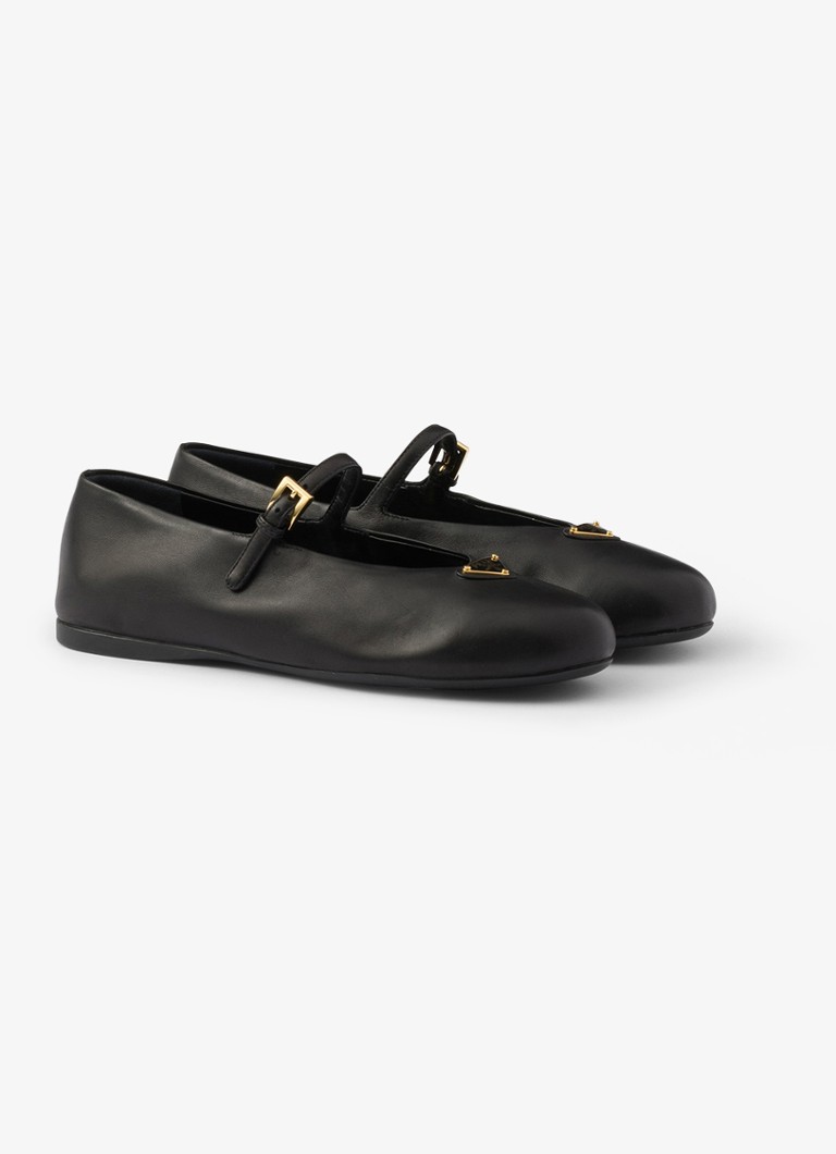 Prada Ballerina van Leer