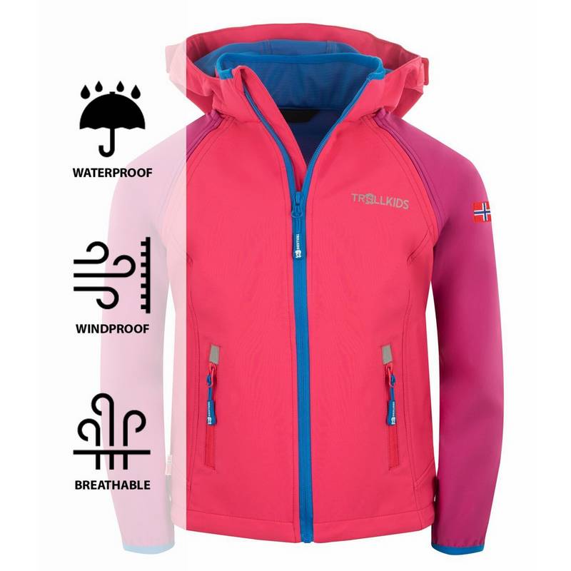 Trollkids Rondane Softshelljacke Kinder
