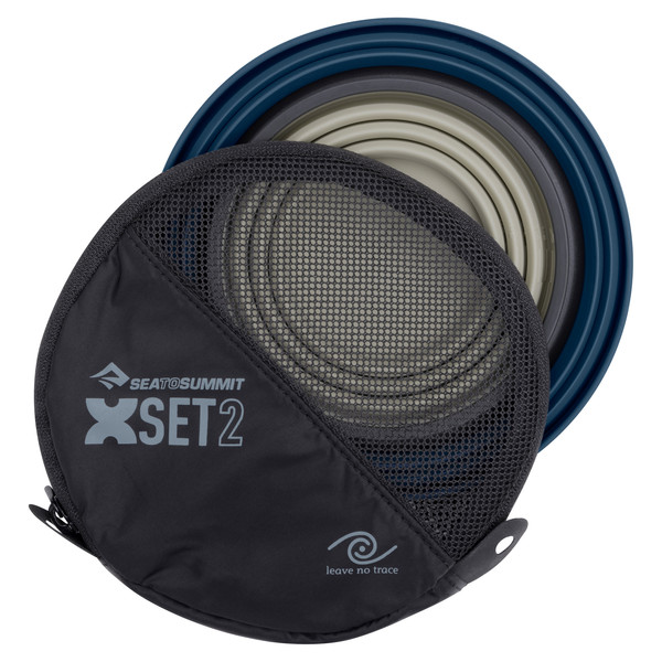 X-SET: 2-PCE   (X-MUG,X BOWL &  STORAGE POUCH) - Campinggeschirr