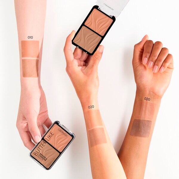 Paletka očných tieňov Catrice Butter Like 010 Born To Shape Bronze & Contour Palette 9 g
