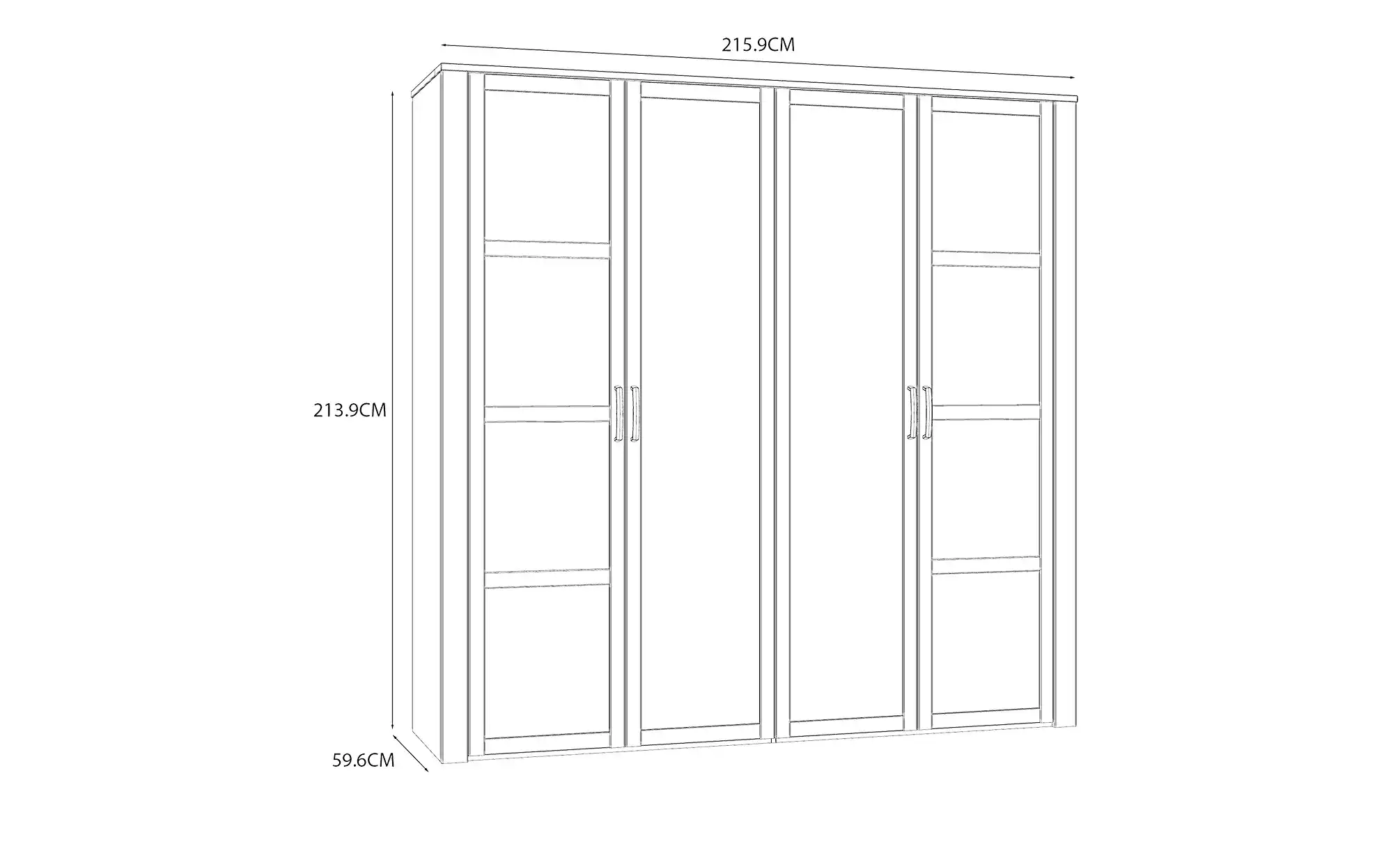 Drehtürenschrank