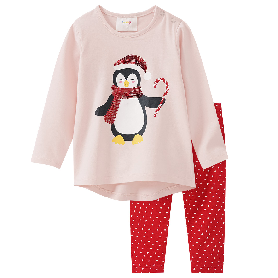 Baby Langarmshirt und Leggings im Set