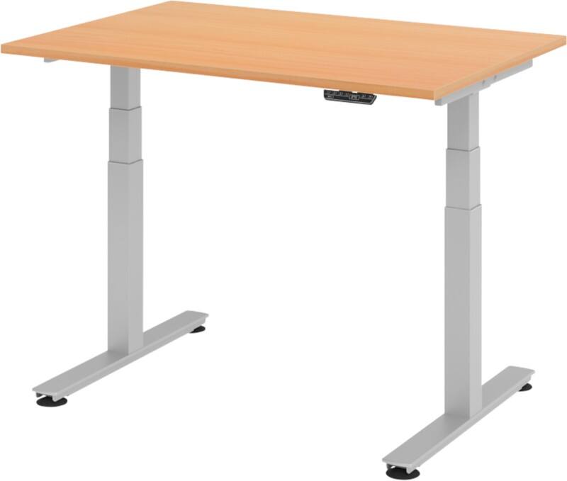 Hammerbacher Sitz-Stehschreibtisch XDSM Buche 1.200 x 800 x 635 mm