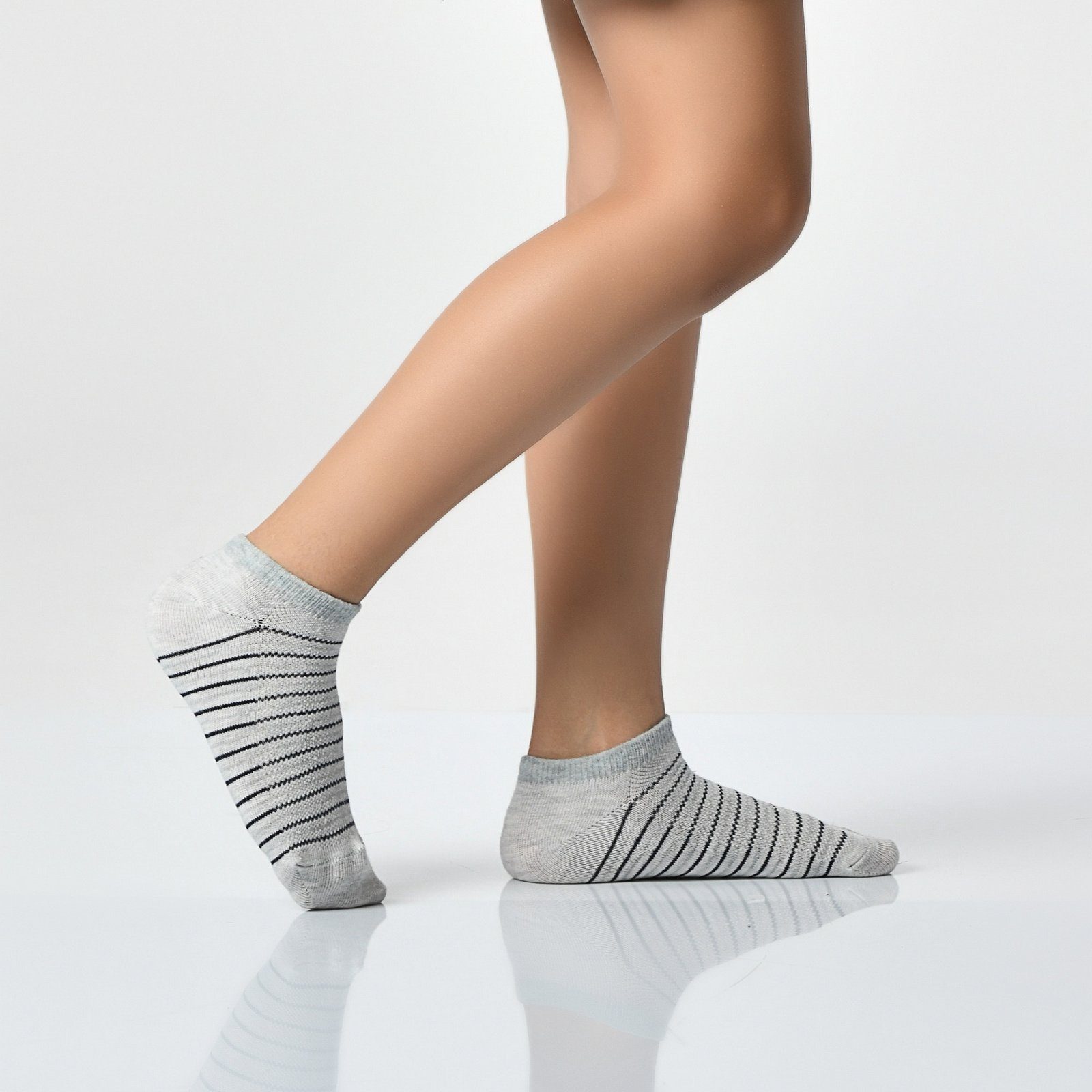 LOREZA Kurzsocken 12 Paar Jungen Mädchen Sneakersocken Uni Socken Kindersocken 21-36 (Paar, 12-Paar) 12-Paar