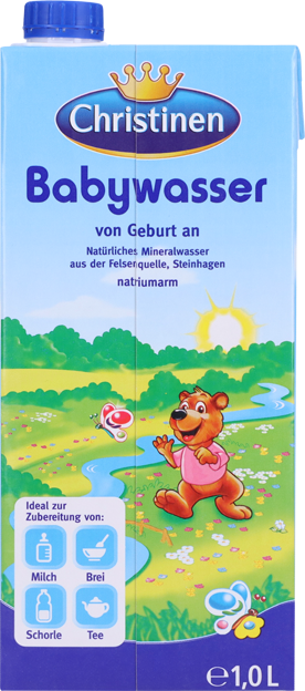 Christinen Babywasser von Geburt an