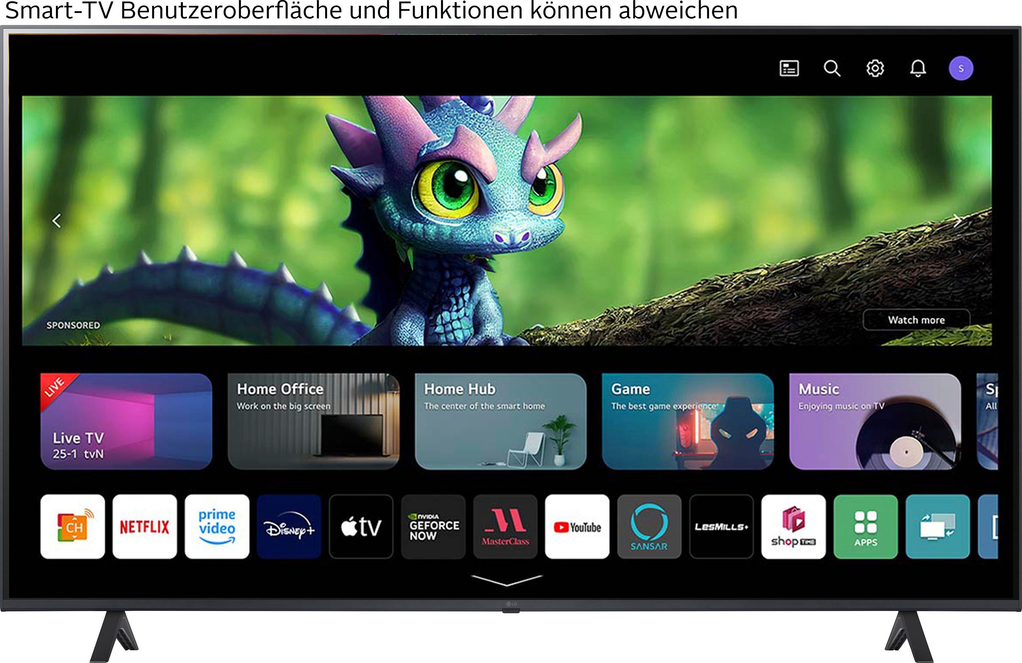 LG 86UR78006LB LCD-LED Fernseher (217 cm/86 Zoll, 4K Ultra HD, Smart-TV, UHD,α5 Gen6 4K AI-Prozessor,HDR10,AI Sound,AI Brightness Control)